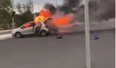 Σοβαρά επεισόδια με τραυματία και καμένα αμάξια μια μέρα πριν το ντέρμπι Ολυμπιακος – Παναθηναϊκός (βίντεο)