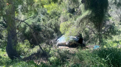 Τροχαίο στο Πόρτο Ράφτη – Αυτοκίνητο έπεσε σε χαράδρα 10 μέτρων