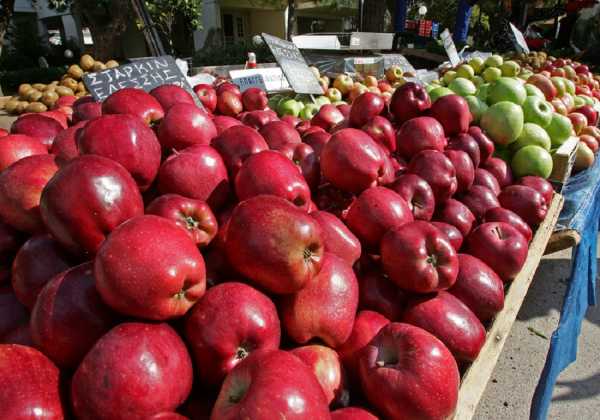 Δέσμευση 2,7 τόνων «άγνωστων» μήλων στον Πειραιά