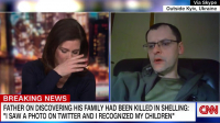 Πόλεμος στην Ουκρανία: Αναγνώρισε τα νεκρά παιδιά του από το Twitter, ξέσπασε σε λυγμούς η παρουσιάστρια (βίντεο)