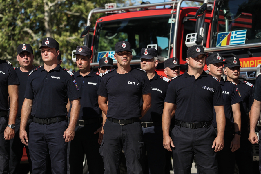 Ξανά στην Ελλάδα οι Ρουμάνοι πυροσβέστες για τις δασικές πυρκαγιές