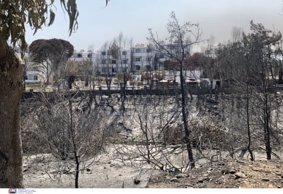 Καλύτερη εικόνα από τις φωτιές στη Ρόδο: Επιστρέφουν στα σπίτια τους οι κάτοικοι τεσσάρων περιοχών