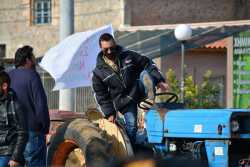 Διαμαρτυρία αγροτών στο διοικητήριο Αργολίδας