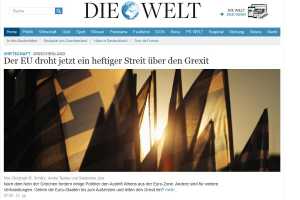 Ο Γερμανικός Τύπος για το ΟΧΙ: Η ΕΕ απειλείται με μια έντονη διαμάχη σχετικά με ένα Grexit