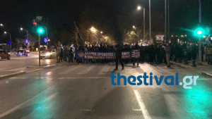 Θεσσαλονίκη: Δύο πορείες συνέβησαν στο κέντρο της πόλης (pics+video)