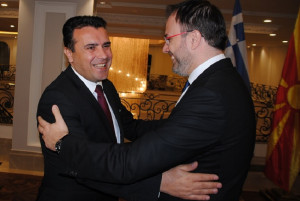 Θεοχαρόπουλος: Συνάντηση με Ζάεφ στα Σκόπια - «Σπάμε τον φόβο, τον εθνικισμό και τον συντηρητισμό»
