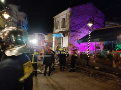 Κατέρρευσε κτίριο στην Καστοριά, απεγκλωβίστηκε άτομο