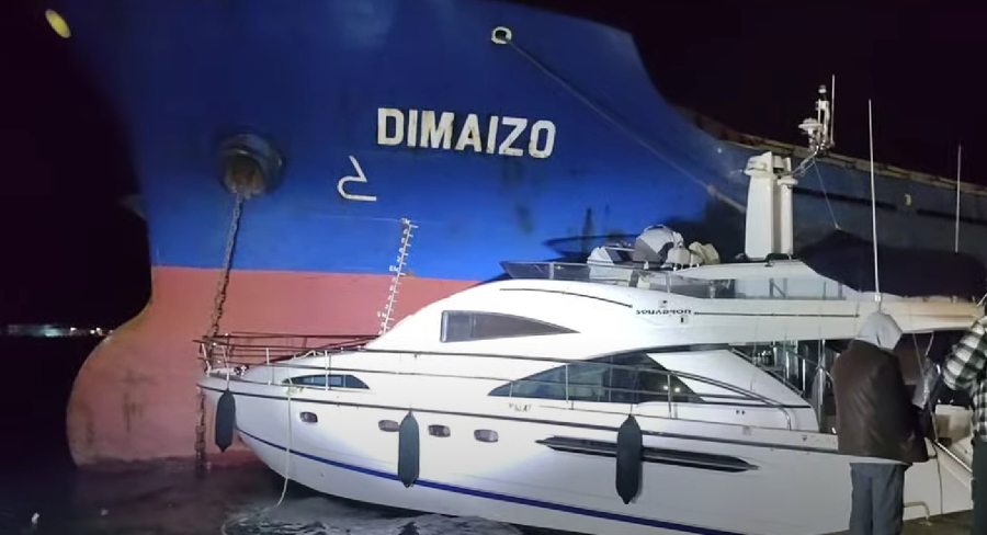 Ναύπλιο: Συγκρούστηκε πλοίο με 2 σκάφη από τα πολλά μποφόρ