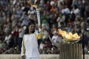 H Ολυμπιακή Φλόγα έφτασε στην Βραζιλία