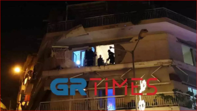 Θεσσαλονίκη: Φοβερή έκρηξη από φιάλη υγραερίου σε διαμέρισμα - Με πολλά εγκαύματα ο νεαρός ένοικος