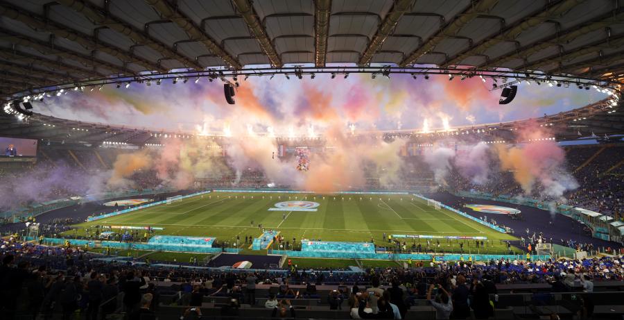 Euro 2020: Φαντασμαγορική η τελετή έναρξης στην «αιώνια πόλη» (βίντεο, εικόνες)