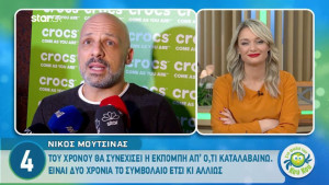 Νίκος Μουτσινάς: «Του χρόνου θα συνεχιστεί η εκπομπή απ&#039; ο,τι καταλαβαίνω» (video)
