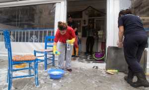Ξεκίνησε η καταγραφή των ζημιών απο τις πλημμύρες στην Δυτική Θεσσαλονίκη