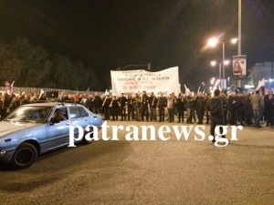Συγκέντρωση κατά της κυβέρνησης στην Πάτρα