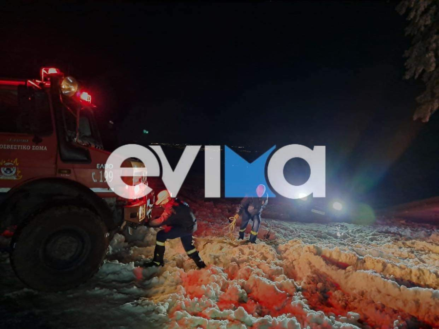 Εύβοια: Πήγαν να δουν τα χιόνια και... εγκλωβίστηκαν σε καταφύγιο