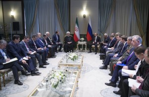 Συνάντηση των προέδρων Ερντογάν και Ροχανί πριν συναντηθούν με τον Πούτιν