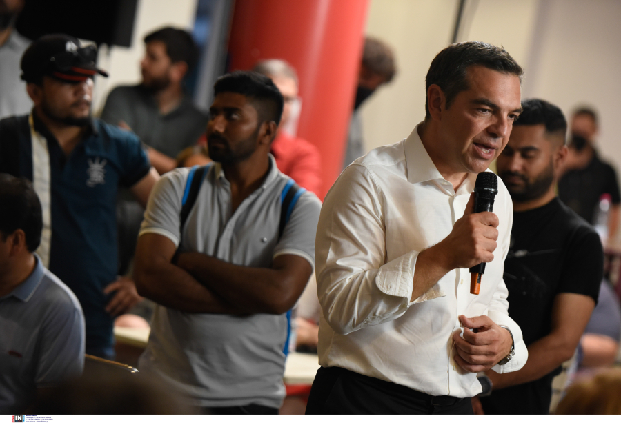 Ο Αλέξης Τσίπρας σε εκδήλωση με προσφυγικές κοινότητες, «είμαστε εδώ για να στηρίξουμε τον αγώνα σας»