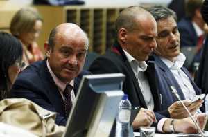 Νέο Eurogroup στις 14:00 - Ορισμένοι δανειστές θέλουν ρήξη λέει ο Παπαδημούλης (EPA)