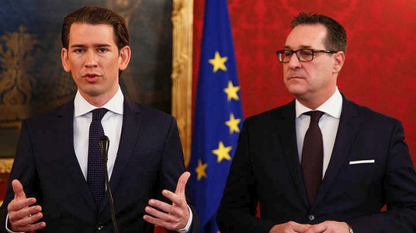 Η αυστριακή κυβέρνηση συντηρητικών-ακροδεξιών λέει ότι θα είναι αξιόπιστος εταίρος της ΕΕ