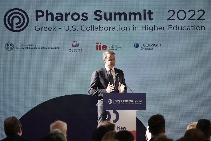 Μητσοτάκης στο «Pharos Summit 2022»: «Κάνουμε τα πανεπιστήμιά μας πιο ανοιχτά στον κόσμο, ενισχύουμε τις διεθνείς συνεργασίες»
