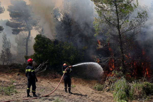 Ζάκυνθος: Πολύ κοντά στο χωριό Κοιλιωμένος η φωτιά