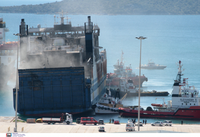 Euroferry Olympia: Εντοπίστηκε ένα ακόμα απανθρακωμένο πτώμα μέσα στο πλοίο (βίντεο)