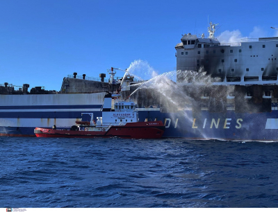 Πώς ξεκίνησε η φωτιά στο πλοίο «Euroferry Olympia», τι λέει εκπρόσωπος της εταιρείας