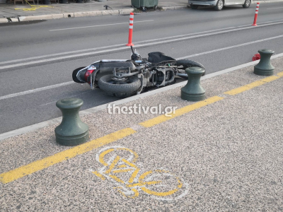 Νεκρός οδηγός σε τροχαίο με μηχανή στην Θεσσαλονίκη