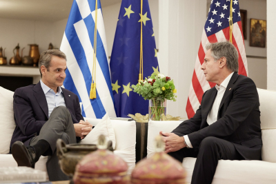 Συνάντηση Μητσοτάκη - Μπλίνκεν: Τα F-35 που έρχονται και «οι σχέσεις Ελλάδας - ΗΠΑ που είναι στο καλύτερο επίπεδο»