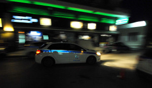 Θεσσαλονίκη: Περιπολικό πήγε σε τροχαίο και...έμεινε στο δρόμο (vid)