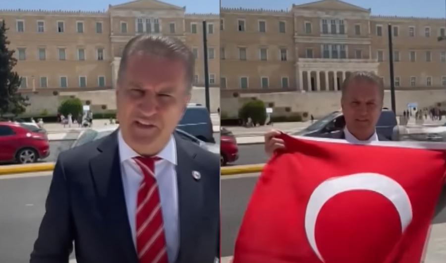 «Ξαναχτύπησε» ο πολιτικός που άνοιξε την τουρκική σημαία στο Σύνταγμα, «Δεχθήκαμε επίθεση - Οι ΗΠΑ θα σας χρησιμοποιήσουν»