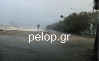 Σε λίμνη μετατράπηκε η Πάτρα: Πλημμύρισαν Παραλία και Ιτιές (βίντεο)