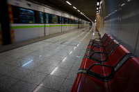 Κακοκαιρία Ελπίς: Διακόπηκε η κυκλοφορία του μετρό προς και από Αεροδρόμιο