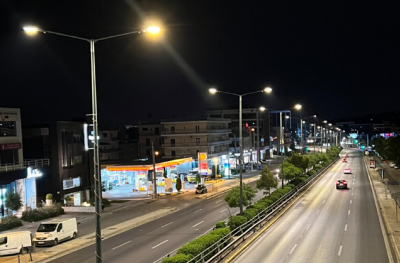 Ολοκληρώθηκε ο φωτισμός με led στους δρόμους της Αττικής