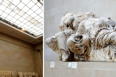 Βρετανικό Μουσείο: Μπήκε νερό από την οροφή σε αίθουσα με ελληνικούς θησαυρούς - Τι συμβαίνει με τα Γλυπτά του Παρθενώνα (εικόνες)