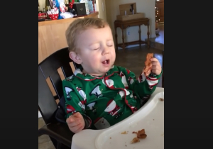Μικρός «μπομπιράκος» δοκιμάζει για πρώτη φορά μπέικον στη ζωή του και η αντίδρασή του είναι απολαυστική (βίντεο)