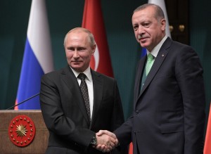 Πούτιν και Ερντογάν υπέρ της δημιουργίας ενός παλαιστινιακού Κράτους
