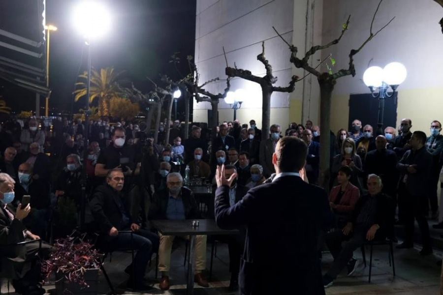 Ν. Ανδρουλάκης από Κόρινθο: «Μαζί θα σπάσουμε τα κατεστημένα που κρατάνε δεμένη την Ελλάδα»