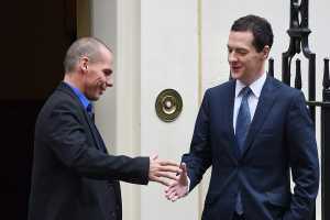 Βρετανός ΥΠΟΙΚ: Κίνδυνος για την παγκόσμια οικονομία, η αντιπαράθεση Ελλάδας - Ευρωζώνης (EPA/ANDY RAIN)