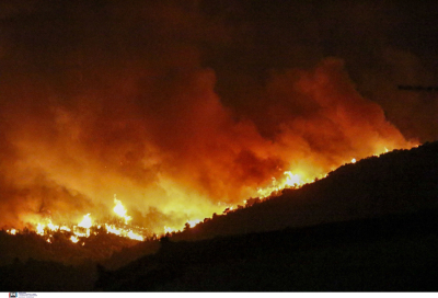 Συγκλονιστικό βίντεο του meteo με timelapse από τη φωτιά στην Πάρνηθα