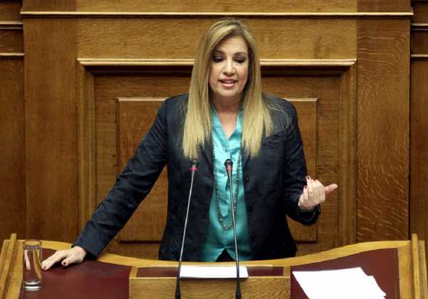 Γεννηματά: Τσίπρας και Μητσοτάκης δεν θέλουν συμφωνία για τον εκλογικό νόμο 
