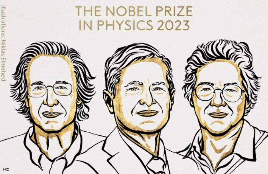 Στους Pierre Agostini, Ferenc Krausz και Anne L’Huillier το Νόμπελ Φυσικής 2023