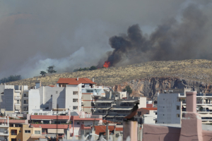 Οριοθετήθηκε η φωτιά στη Χαλκίδα, οι κάτοικοι είδαν εμπρηστές