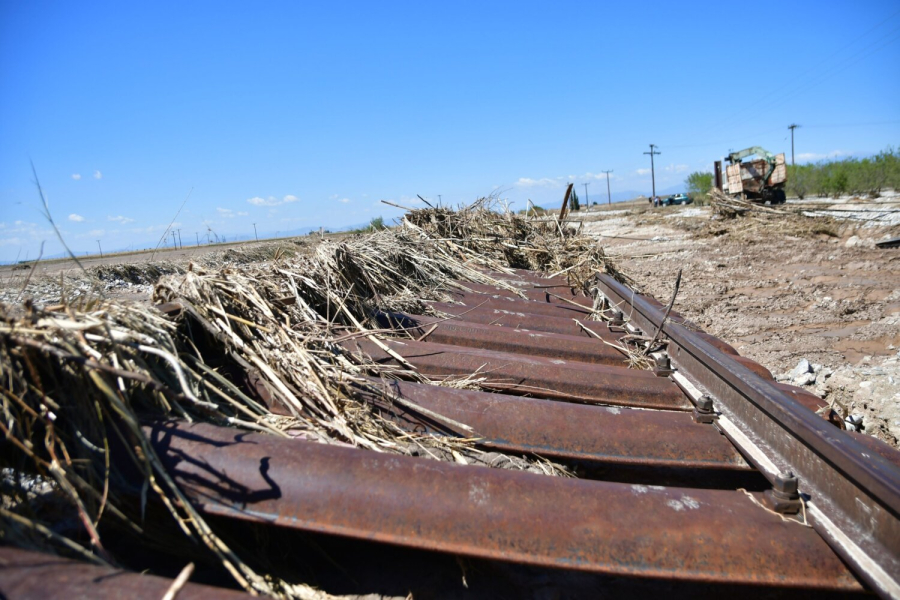 Τεράστιες καταστροφές στο σιδηροδρομικό δίκτυο, αλλοιώθηκε το έδαφος από την κακοκαιρία Daniel