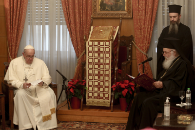 Πάπας Φραγκίσκος προς Ιερώνυμο: «Συγγνώμη για τα σφάλματα των Καθολικών»