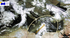 Καιρός: Κάλυψε την Ελλάδα η αφρικανική σκόνη - Η δορυφορική εικόνα από το Εθνικό Αστεροσκοπείο