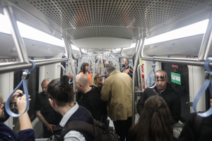 Το μετρό Θεσσαλονίκης έκανε το πρώτο δρομολόγιο με επιβάτες!