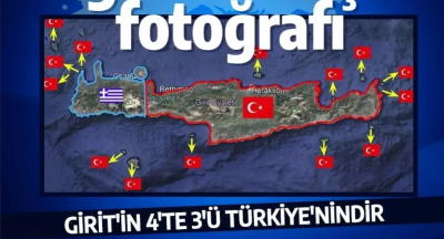 Απίθανη πρόκληση: Τουρκικό δίκτυο «διεκδικεί» τα τρία τέταρτα της Κρήτης