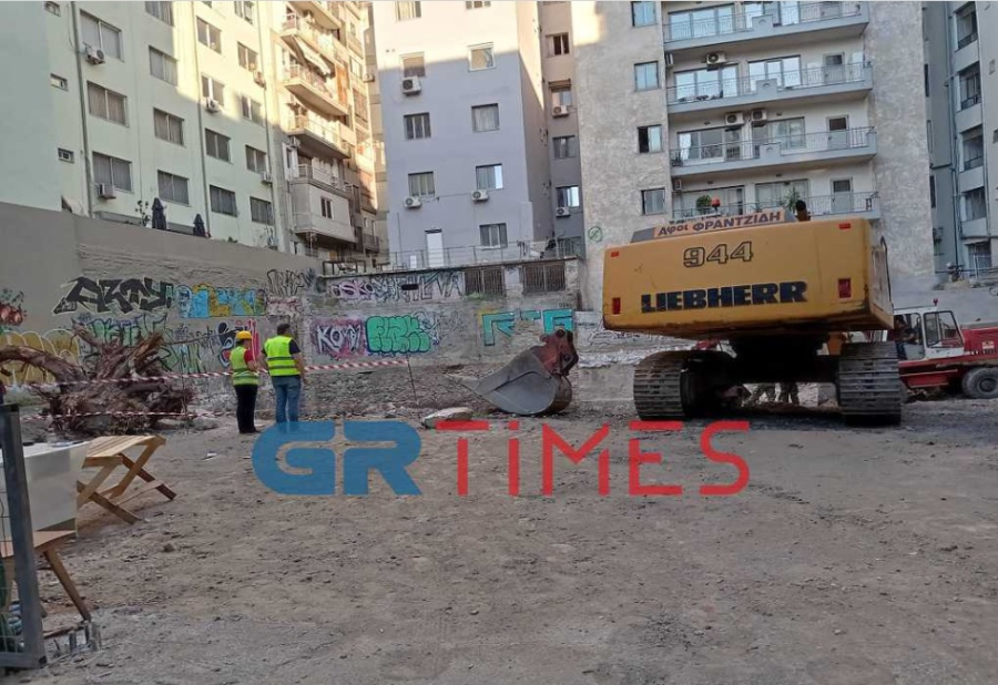 Θεσσαλονίκη: Και τέταρτη οβίδα στο εργοτάξιο της Λέοντος Σοφού (βίντεο)