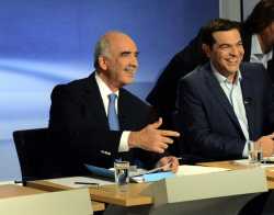 Live το Debate Τσίπρα Μειμαράκη απο την ΕΡΤ